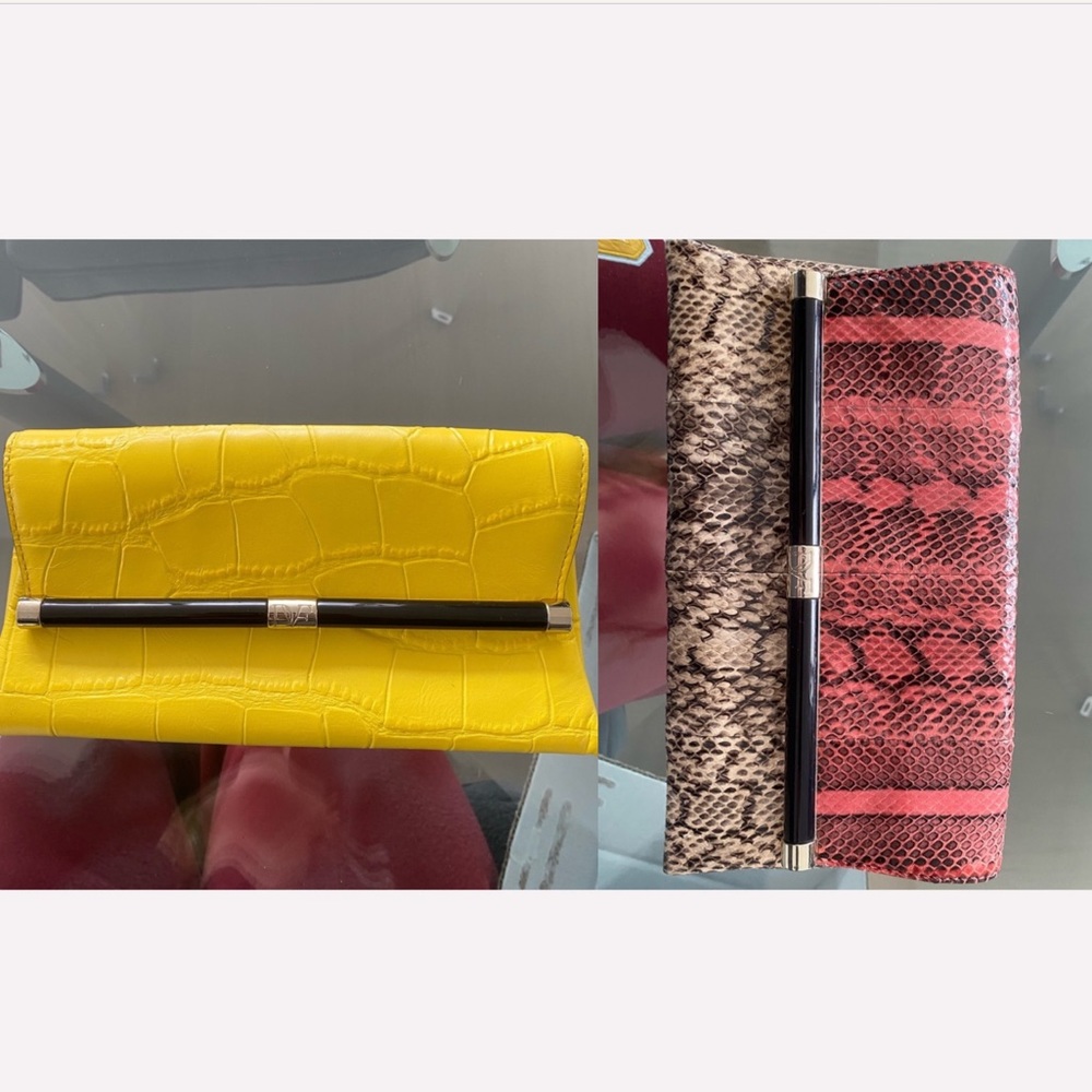 TWO DVF CLUTCHES
